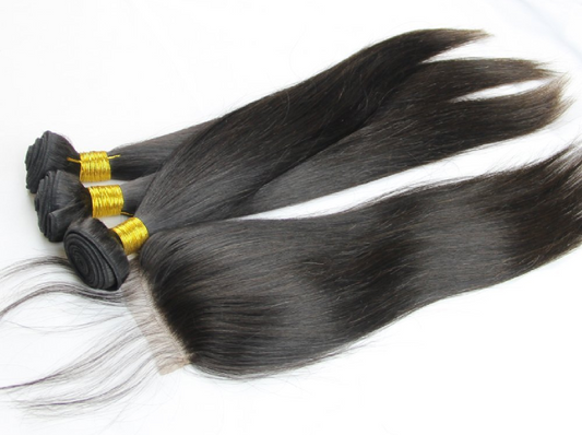 Straight - 3 Bundle Deal + Closure