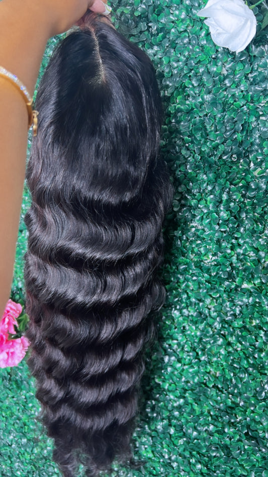 Exotic Wave Factory Made Closure Wig